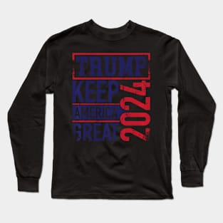 Trump Keep America 2024 American Election 2024 s Long Sleeve T-Shirt
